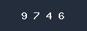 Security code image containing four digits